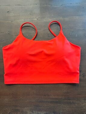 Ladies Red Sports Bra - Size Large